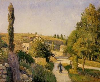 Camille Pissarro : Landscape at l'Hermitage, Pontoise
